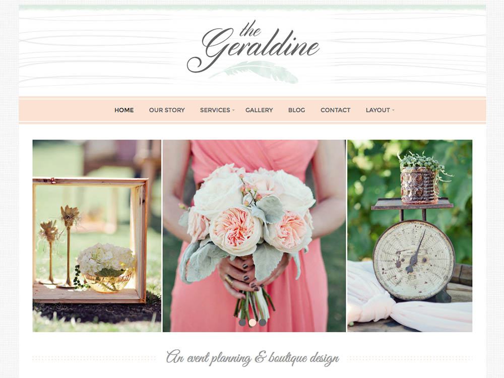Geraldine Cute WordPress Theme