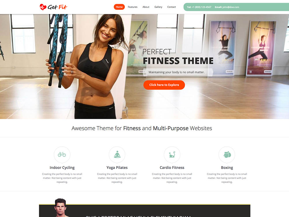 Get Fit Theme