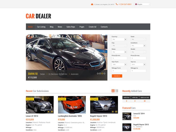 Car Dealer - Best WordPress Car Dealership Themes