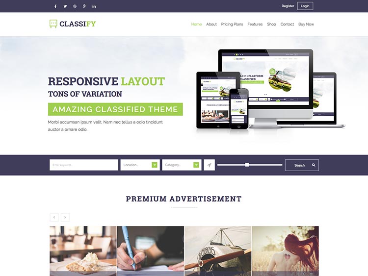 Classify - Best WordPress Classifieds Themes
