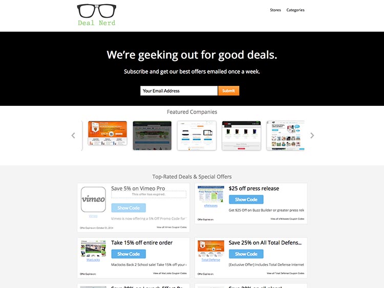 Deal_Nerd - Best WordPress Coupon Themes