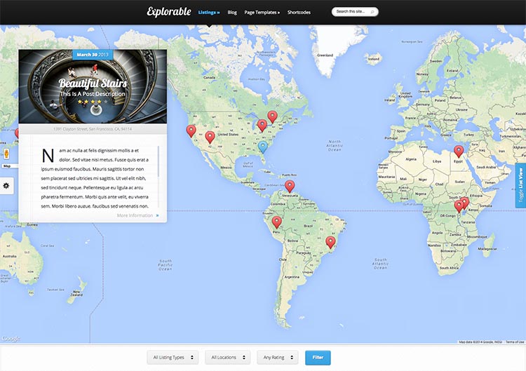 Explorable - Best WordPress Business Directory Themes