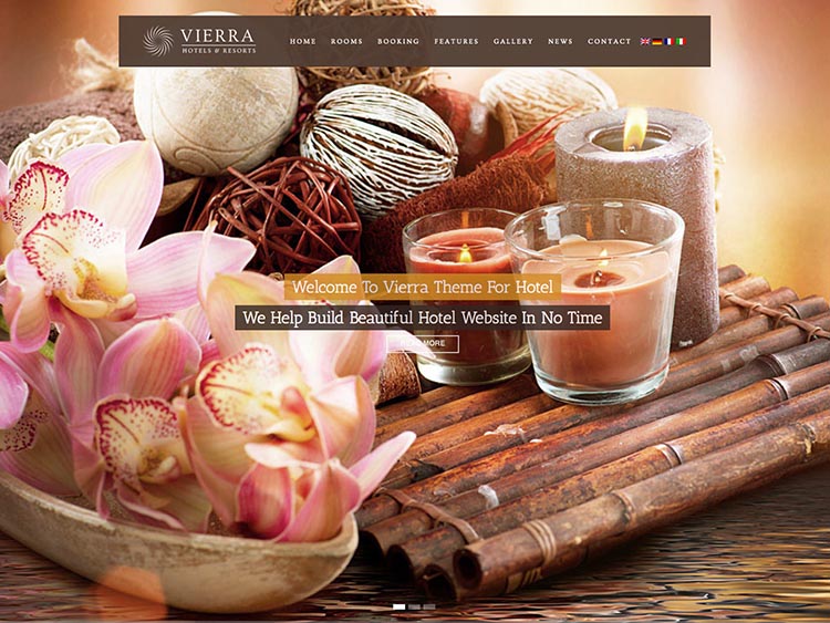 Vierra - Best WordPress Hotel Themes