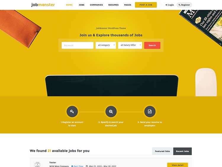 JobMonster Job Board Theme for WordPress