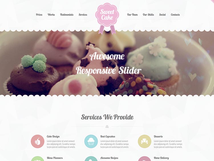 Sweet_Cake - Best WordPress Cake Shop and Bakery Themes