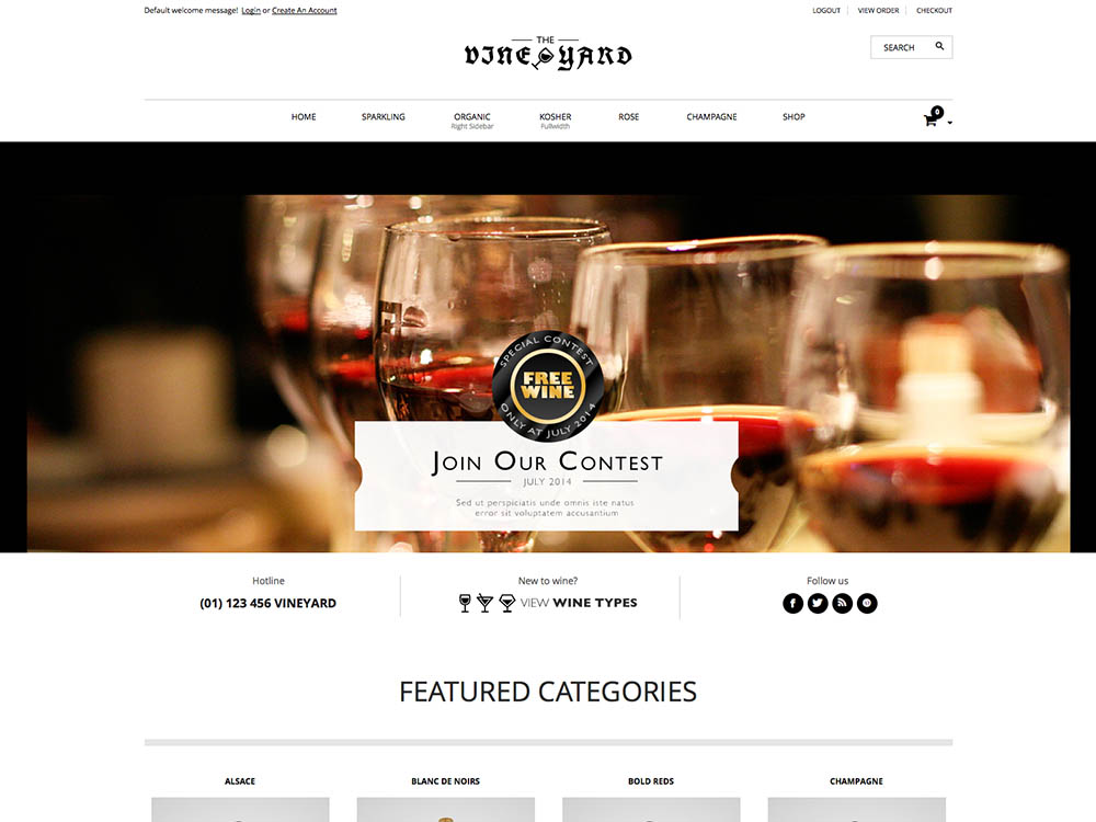 WineStore - Best WordPress Wine Themes