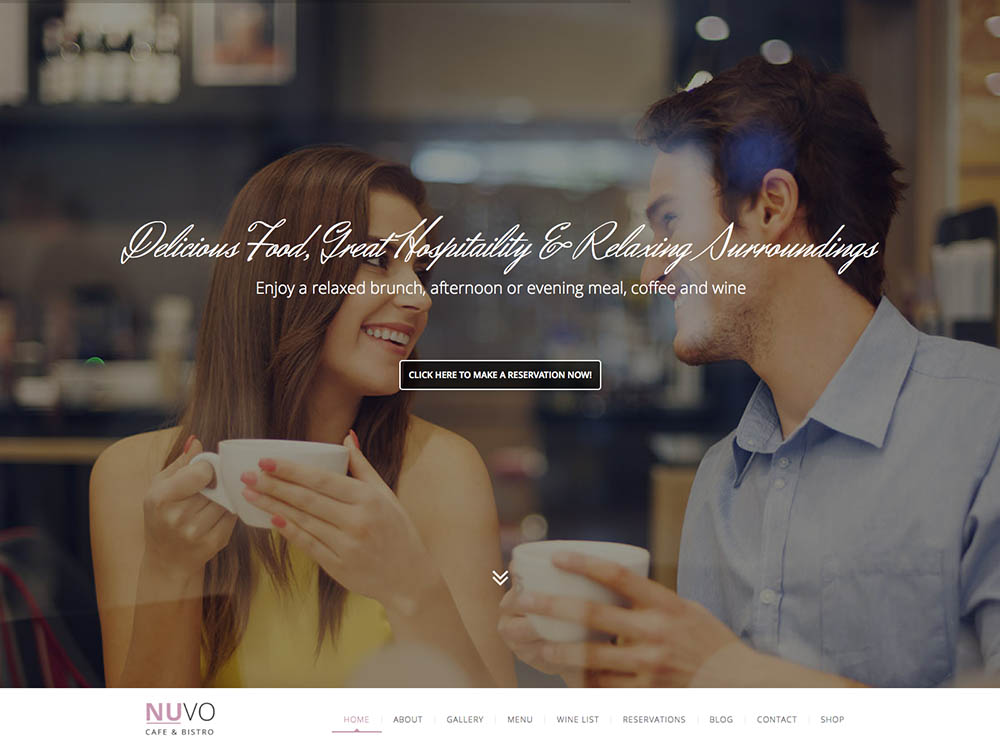 Nuvo - - Best WordPress Restaurant Themes