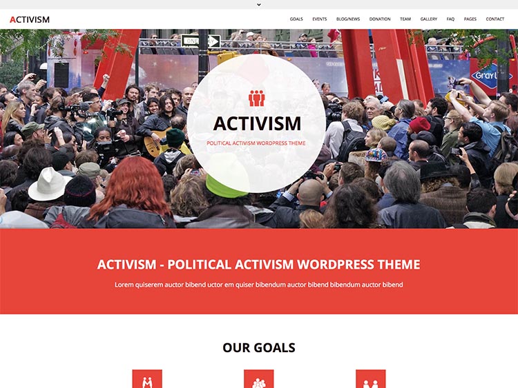 Activism - Best WordPress Themes