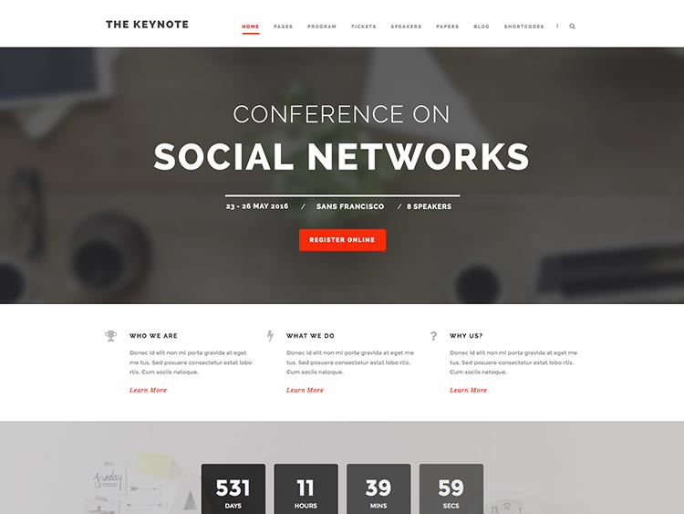 Best Conference & Event Theme for WordPress