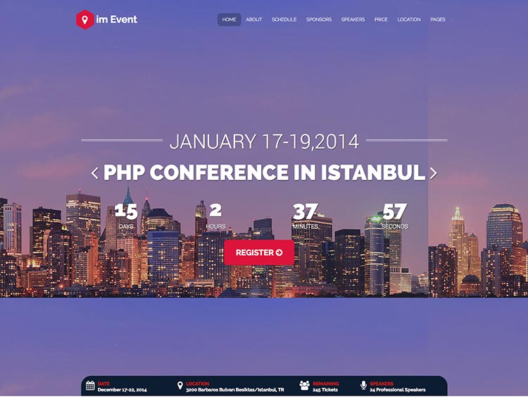 im Event - Best Conference & Event Themes for WordPress 
