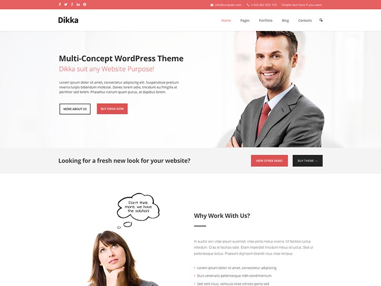 Dikka WordPress Corporate Theme