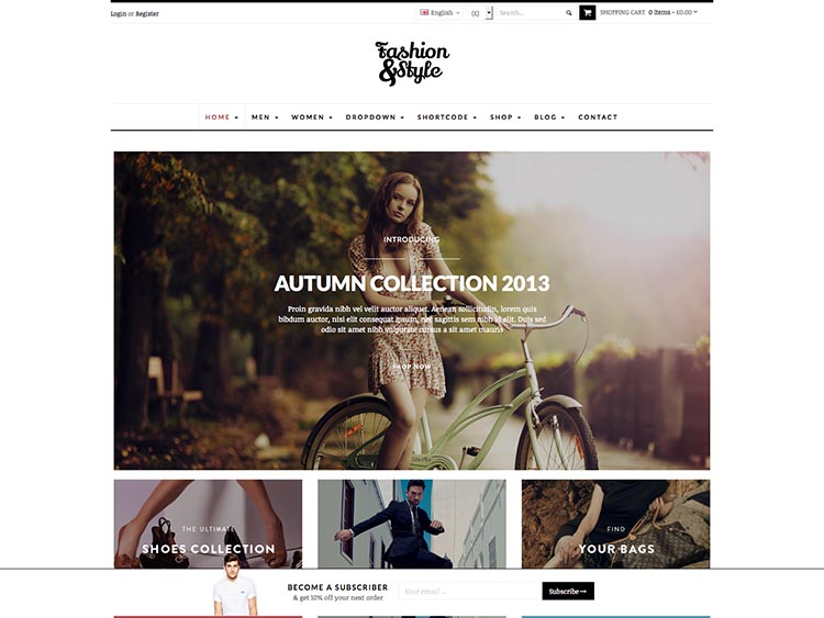 Fashion & Style E-commerce theme