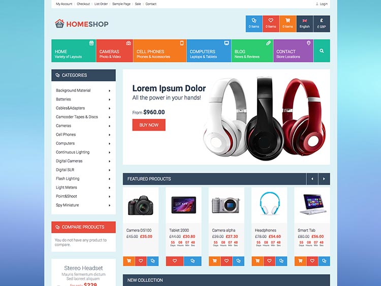 HomeShop WooCommerce Theme for Computers and Electronics