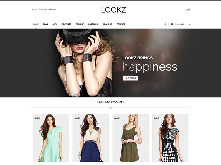 Lookz Clothing Store Theme for WordPress