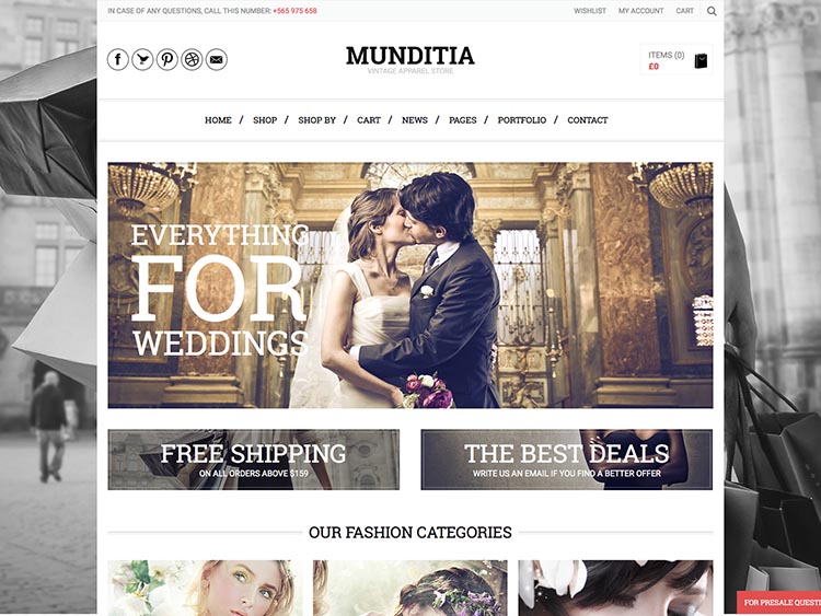 Munditia WooCommerce WordPress Theme