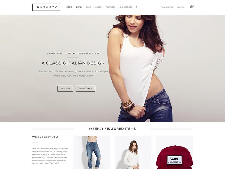 Best apparel and clothing store ecommerce theme for WordPress with WooCommerce support