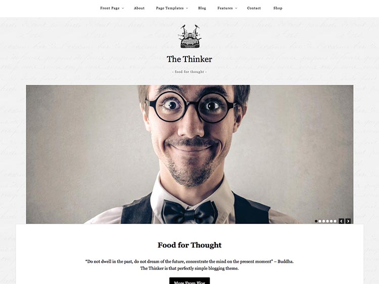 The Thinker - Best WordPress Writer Theme