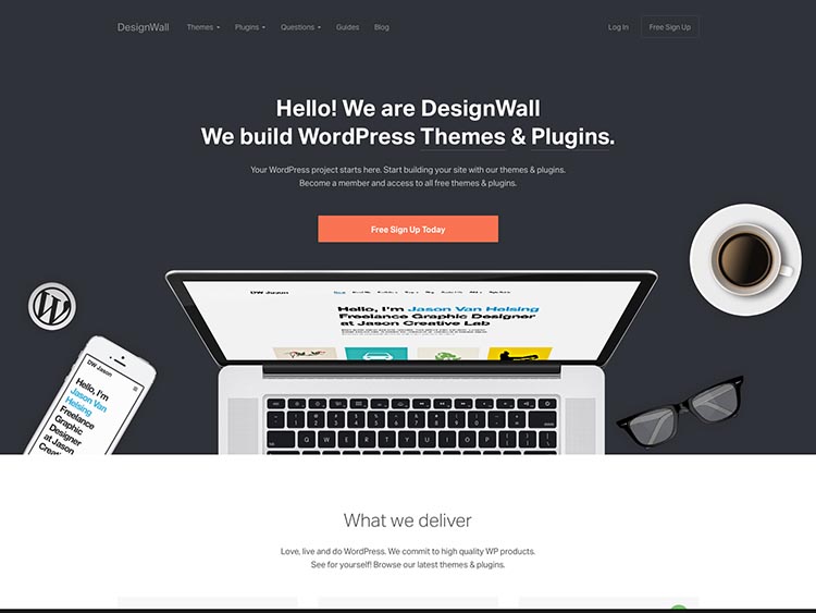 DesignWall WordPress Theme Shop