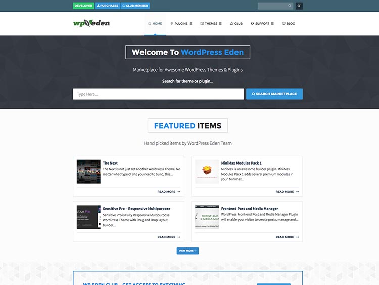 WPEden Sell Your WordPress Themes