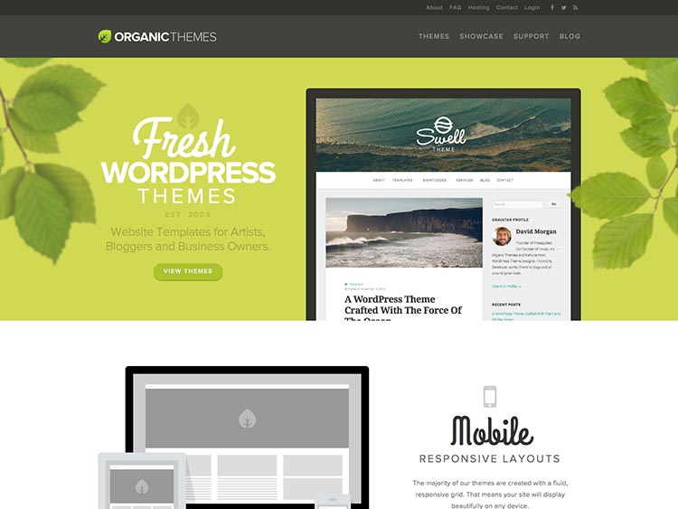 WordPress Theme Designer OrganicThemes