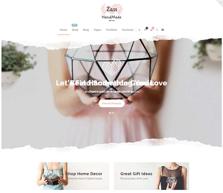 Zass: a Etsy-style multi-vendor marketplace theme