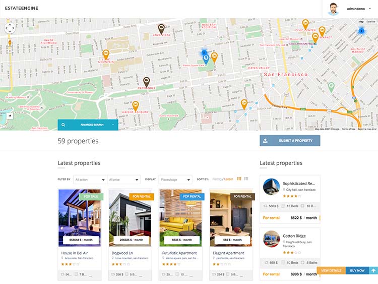The Best Real Estate theme for WordPress