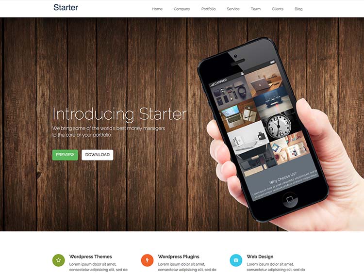 Starter | Responsive Free Onepage WordPress Themes 2015-09-15 18-38-46