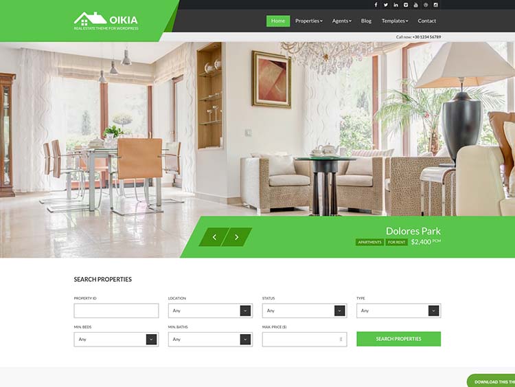 Best real estate & property management theme for WordPress