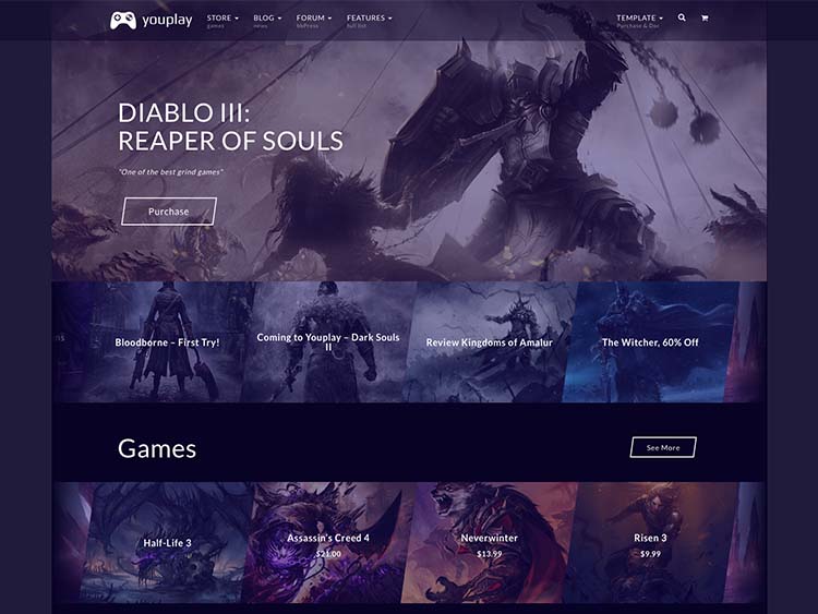 Make a Gaming Review Website with Review Template - IndiGamer