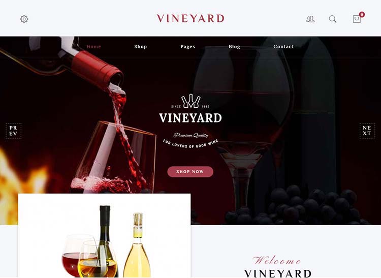 A top-notch winery theme for WordPress - perfect for vineyards!