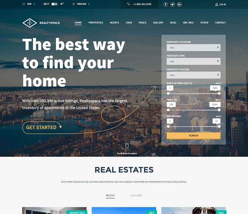 Our favorite WordPress real estate theme