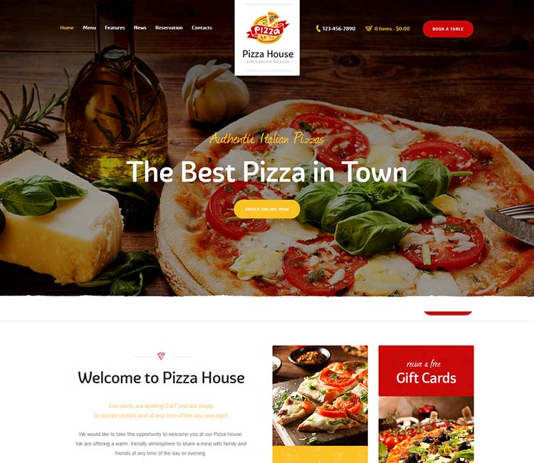 Fast Food Home - Pizza Place
