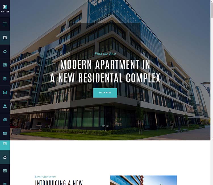 Realty and property management theme for WordPress