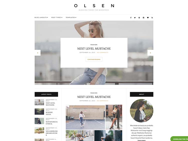 21+ Best WordPress Fashion Blog Themes for 2018 - Siteturner