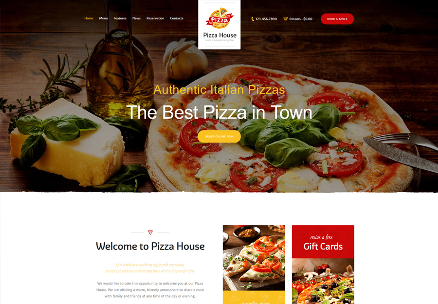 Zio Alberto | A Restaurant Cafe Bistro WordPress Theme