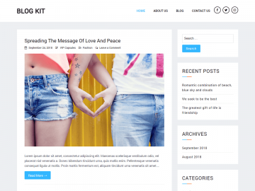 Blog Kit WordPress Theme